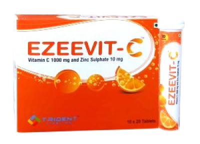 VITAMIN C AND ZINC (EZEEVIT-C) ADULT TABS 20`S